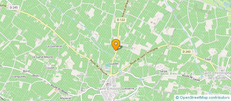 localisation de l'entreprise 2F  SAINT-EMILION