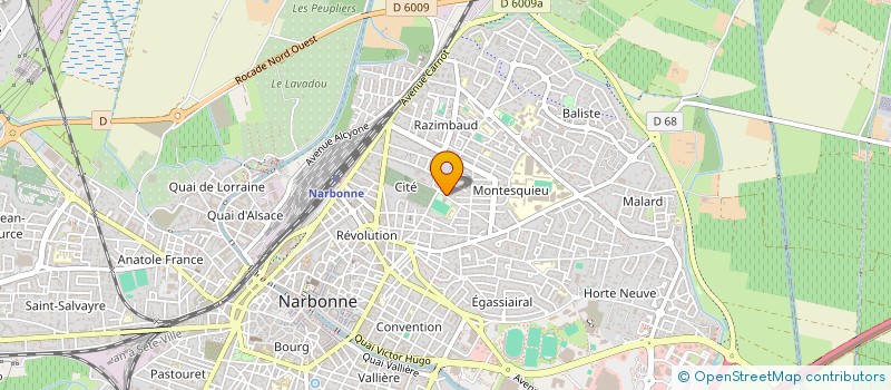 localisation de l'entreprise 2F à NARBONNE