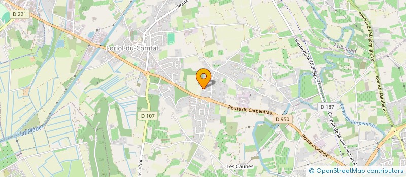 localisation de l'entreprise 2F  LORIOL-DU-COMTAT