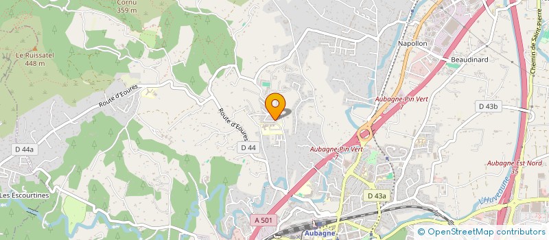 localisation de l'entreprise 2F CLIM à AUBAGNE