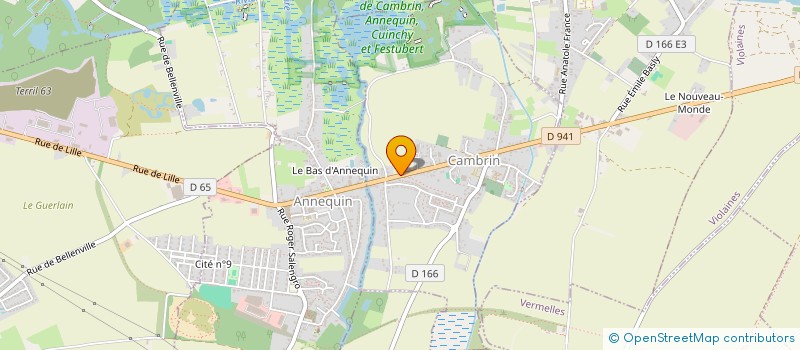 localisation de l'entreprise 2F-ELEC  CAMBRIN