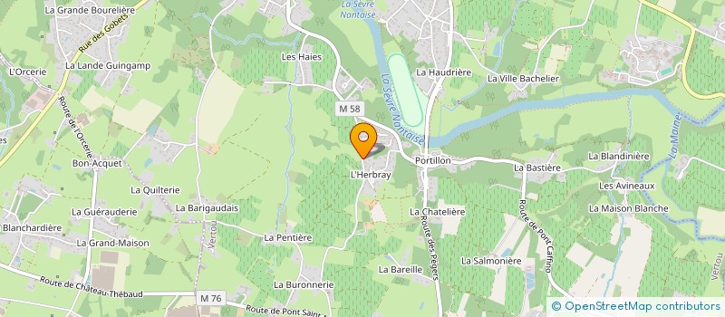 localisation de l'entreprise 2F IMMO  VERTOU