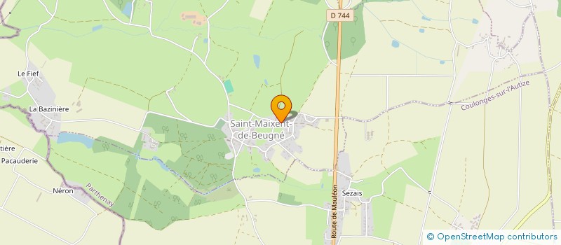 localisation de l'entreprise 2F IMMO  SAINT-MAIXENT-DE-BEUGNE