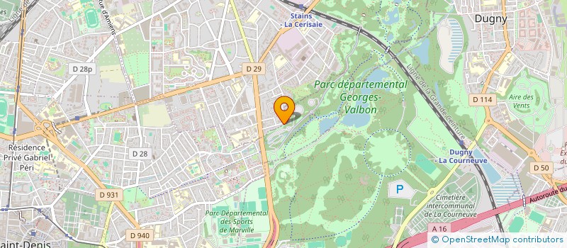 localisation de l'entreprise 2F IMMOBILIER à STAINS