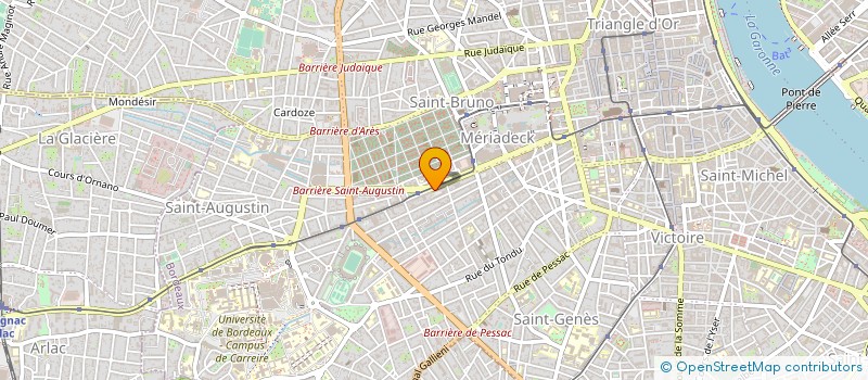 localisation de l'entreprise 2F INFO  BORDEAUX