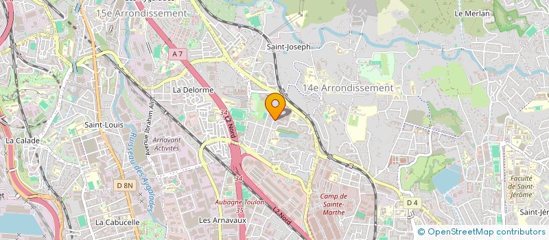 localisation de l'entreprise 2F INVEST  MARSEILLE