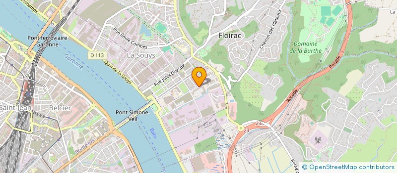 localisation de l'entreprise 2F INVEST  FLOIRAC