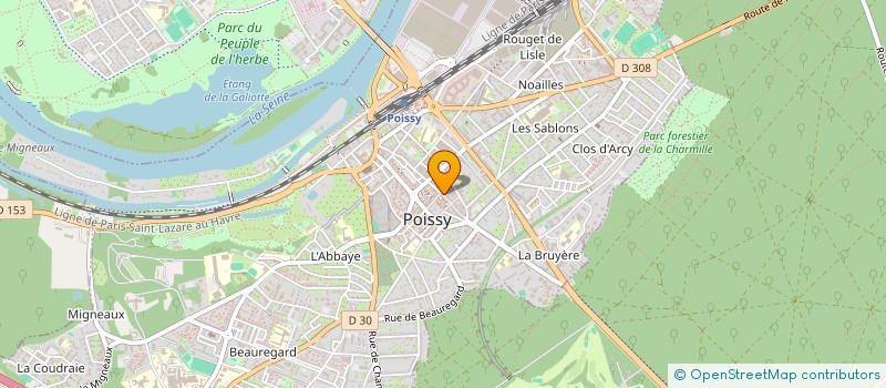 localisation de l'entreprise 2F MADE à POISSY