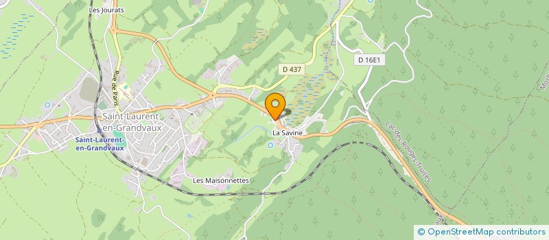 localisation de l'entreprise 2F MAINTENANCE  SAINT-LAURENT-EN-GRANDVAUX