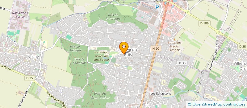localisation de l'entreprise 2F NEGOCE à LA VILLE-DU-BOIS