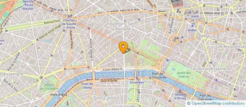 localisation de l'entreprise 2F PARTICIPATIONS  PARIS