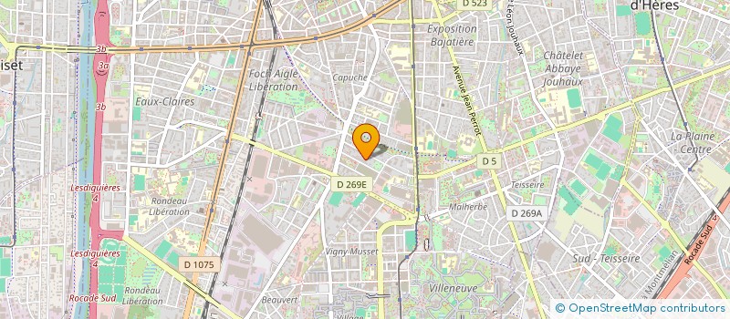 localisation de l'entreprise 2F PATRIMOINE à GRENOBLE