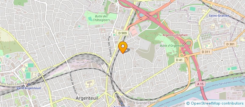 localisation de l'entreprise 2F PRO  ARGENTEUIL