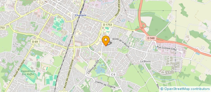 localisation de l'entreprise 2F RENOVATIONS à CHALLANS