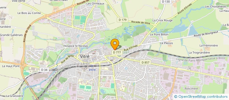 localisation de l'entreprise 2F RENT  VITRE