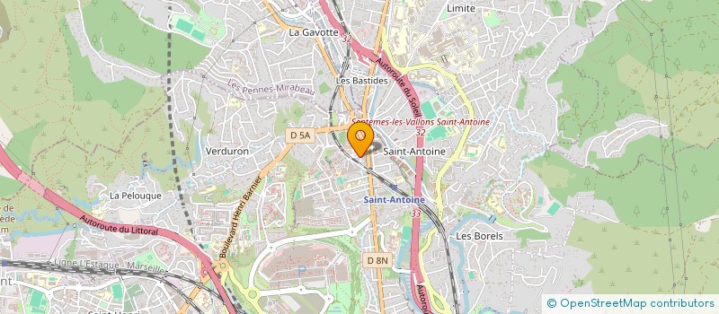 localisation de l'entreprise 2F TRAVAUX  MARSEILLE