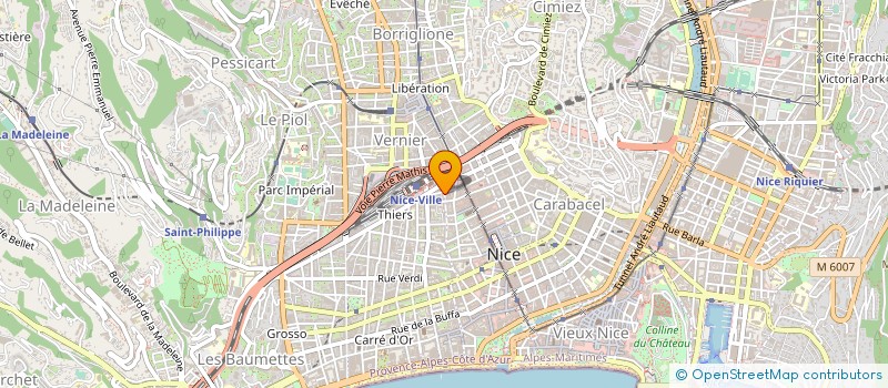 localisation de l'entreprise 2F VACANCES à NICE