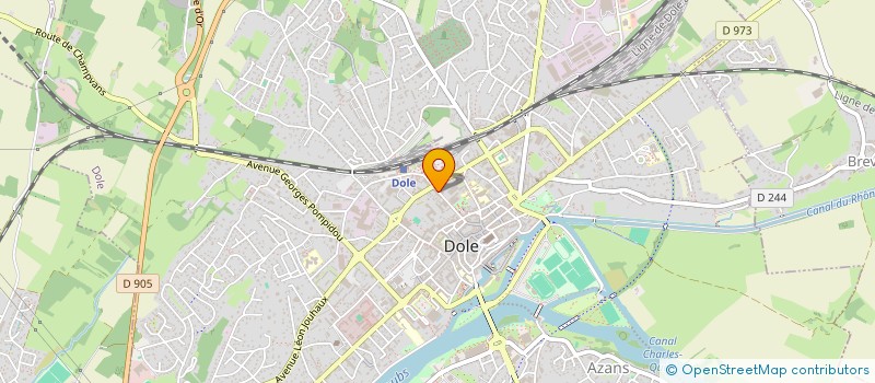 localisation de l'entreprise 2F2T CONSULTING à DOLE