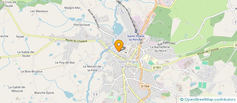 localisation de l'entreprise 2FA à SAINT-YRIEIX-LA-PERCHE