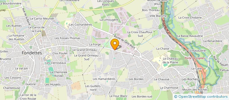 localisation de l'entreprise 2FA à FONDETTES