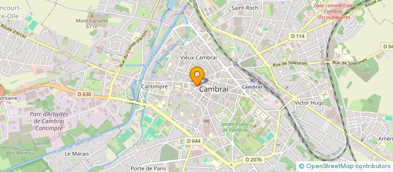 localisation de l'entreprise 2FA IMMO  CAMBRAI