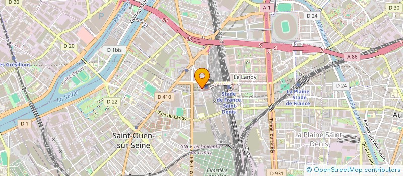 localisation de l'entreprise 2FA SERVICES  SAINT DENIS
