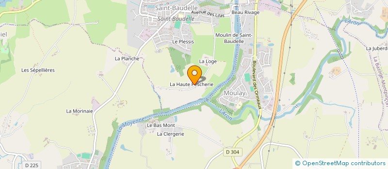 localisation de l'entreprise 2FAL  SAINT-BAUDELLE