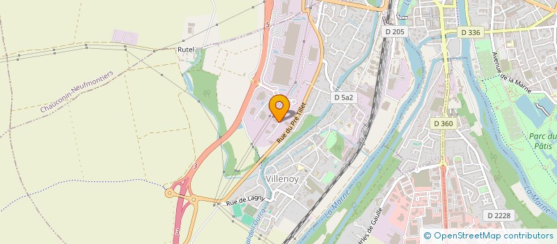 localisation de l'entreprise 2FAST RM  VILLENOY