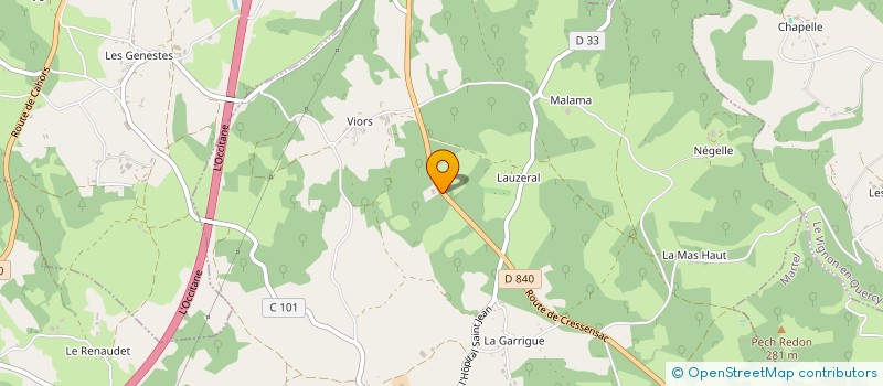 localisation de l'entreprise 2FBL  CUZANCE