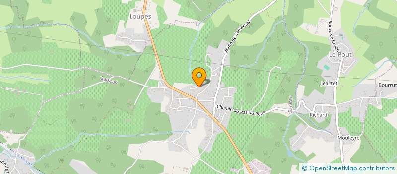 localisation de l'entreprise 2FCA IMMO  SADIRAC