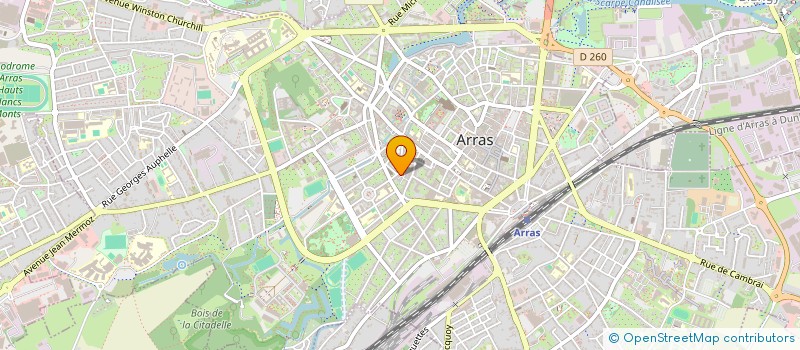 localisation de l'entreprise 2FCM à ARRAS