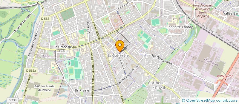 localisation de l'entreprise 2FDV  CAEN