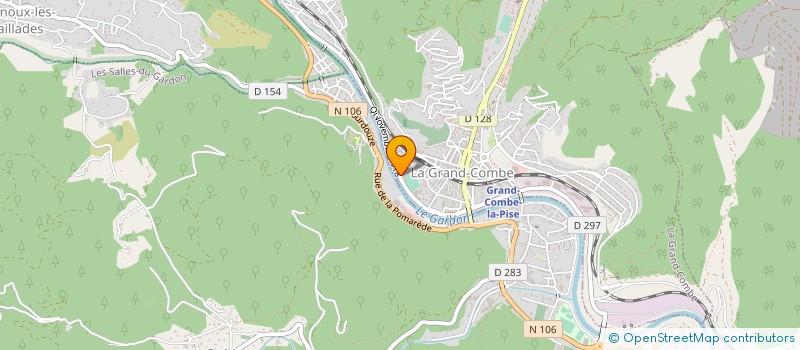 localisation de l'entreprise 2FFALU  LA GRAND-COMBE