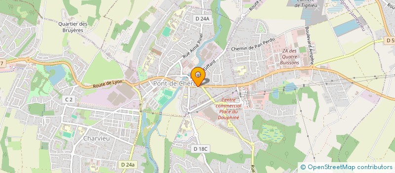 localisation de l'entreprise 2FG à PONT-DE-CHERUY