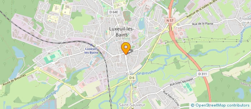 localisation de l'entreprise 2FL  LUXEUIL-LES-BAINS