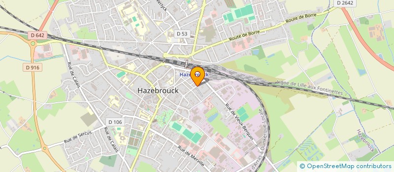 localisation de l'entreprise 2FLOU  HAZEBROUCK