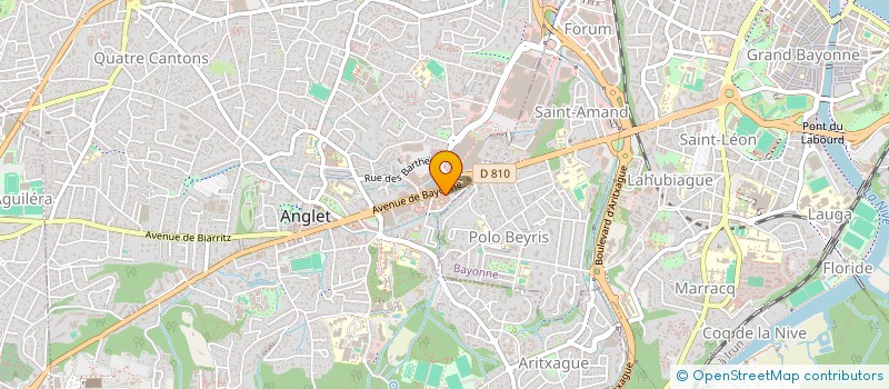 localisation de l'entreprise 2FOPEN CD 64  ANGLET