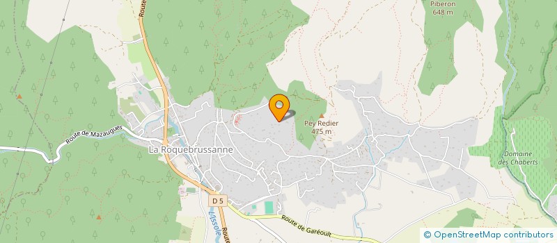 localisation de l'entreprise 2FP  LA ROQUEBRUSSANNE