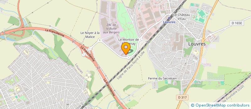 localisation de l'entreprise 2FPR à LOUVRES