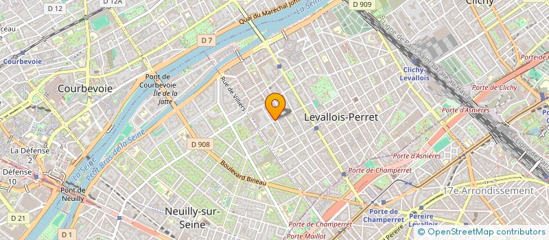 localisation de l'entreprise 2FR CONSEIL à LEVALLOIS-PERRET