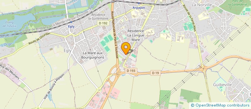 localisation de l'entreprise 2FS BTP à GRIGNY