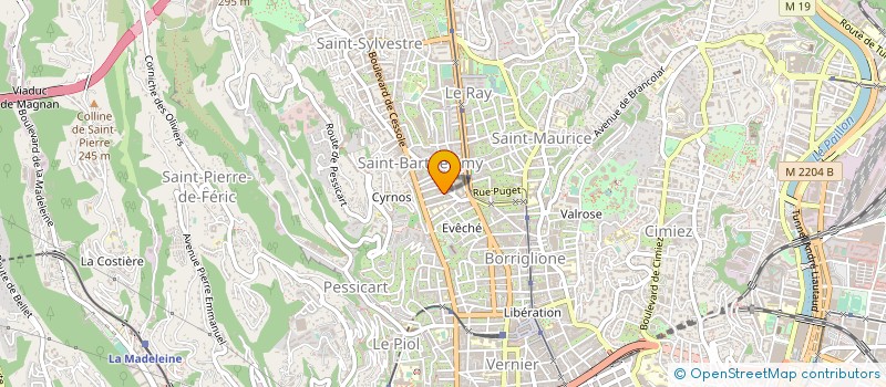 localisation de l'entreprise 2G à NICE