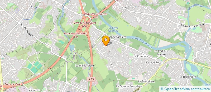 localisation de l'entreprise 2G  VERTOU