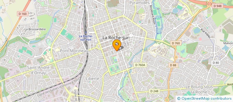 localisation de l'entreprise 2G à LA ROCHE-SUR-YON