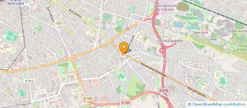 localisation de l'entreprise 2G à ANGERS