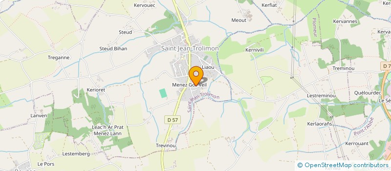 localisation de l'entreprise 2G  SAINT-JEAN-TROLIMON