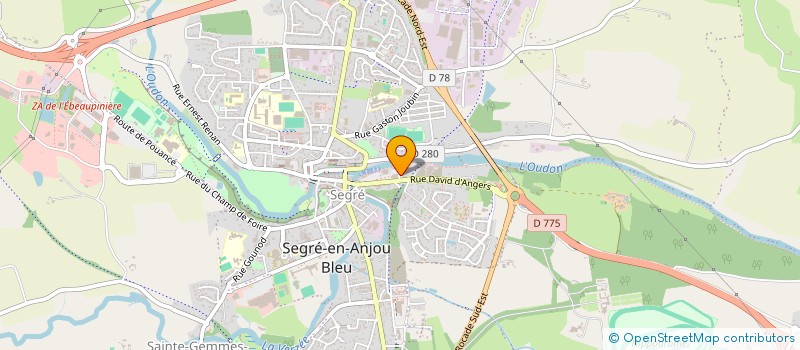 localisation de l'entreprise 2G  SEGRE-EN-ANJOU BLEU