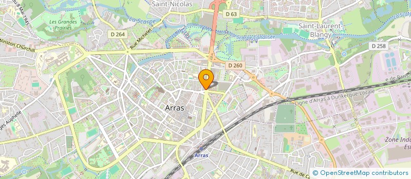 localisation de l'entreprise 2G AUDIT à ARRAS
