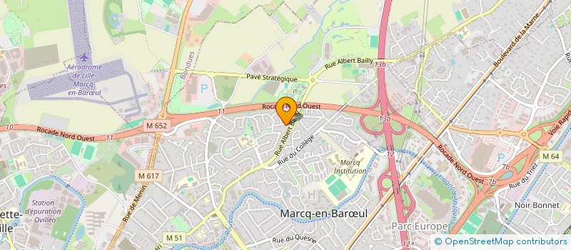 localisation de l'entreprise 2G-AUDITION DUNKERQUE à MARCQ-EN-BARŒUL