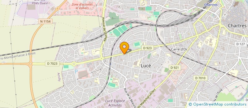 localisation de l'entreprise 2G AUTO à LUCE